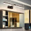 Black LED Vanity Light Bar 120cm Dimmable Mirror Cabinet Lighting Easy Install 2