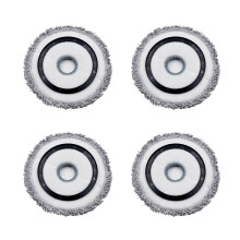 Tampons de vadrouille lavables pour aspirateurs robots, 4