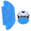 5Pieces Efficient Replacement Part Mop Cloth Spare Part Cotton 5