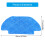 5Pieces Efficient Replacement Part Mop Cloth Spare Part Cotton 2