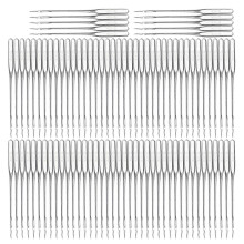 (As show, One size) 100Pcs High Hardness Steel Household Sewing Needle Sewing Machine Accessories Supplies