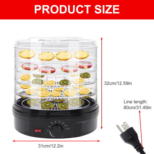 Food Drying Machine Food Dehydrator Vegetable Dehydrator-black 2