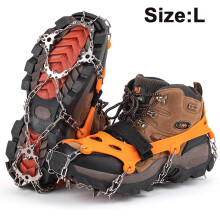 Crampons antidérapants pour neige et glace, pointes en acier inoxydable pour activités hivernales en extérieur