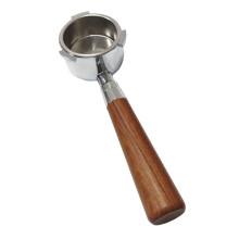 Espresso Machine Handle 51mm Ergonomic Grip -Red rosewood stalk