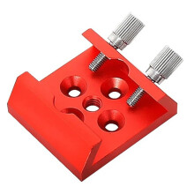 Dovetail Base Finderscope Slot with 1/4 Screw Hole(Red)