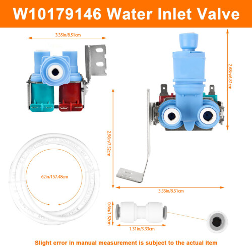 Water Inlet Valves Plastic Metal Construction Easy Installation 2