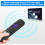 Télécommande de remplacement pour téléviseur Roku, télécommande universelle compatible avec les téléviseurs Roku dotés d'une télécommande 4