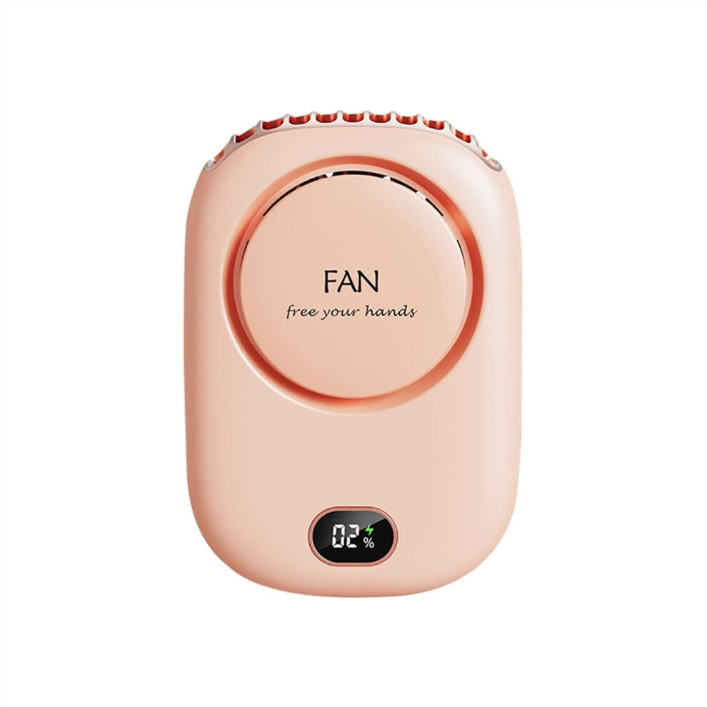 Mini Handheld Fan Lazy Hanging Neck Fan Mini Cooling Bladeless Usb Rechargeable 9189345701283