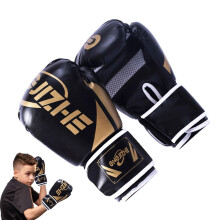 MMA gloves for boxing training, martial arts, punching bag, 15.7g black