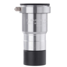 1.25 Inch Silver 2X Barlow Lens Eyepiece by Magnification Eyepiece Professional Telescope Parts Astronomical