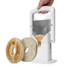 Bagel Cutter Slicer with Safety Handle Household Stainless Steel Precision Reusable