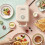 Mini Waffle Maker, 3in1 Waffle Maker with Removable NonStick Plates, Compact Design, Pink 2