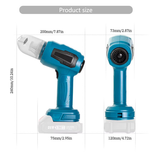 Practical High Powered Vacuum Cleaner USB-Naked machine 2