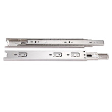 Full Extension Telescopic Slide Drawer Slides Stainless Steel Thickened Hydraulic Damping(14inch)