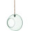 LSA Canopy Recycled 12cm Hanging Planter Clear 1