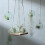 LSA Canopy Recycled 12cm Hanging Planter Clear 4