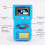 LCRT7 Multimeter Capacitor Tester ESR LCR Capacitance Ohmmeter Transistor Tester 2