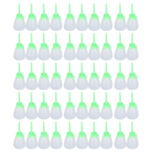 (As show, One size) 50Pcs Oiler Bottle Pot Oil Dispenser 60ML Extended Spout Long Nozzle for Sewing Machine