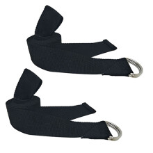 Elegantes Yoga-Accessoire, ideal zum Dehnen, strapazierfähige Baumwolle mit rutschfestem D-Ring, für Yoga-Liebhaber überall