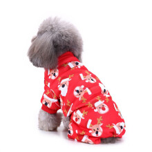 Pet Costume Christmas Santa Outfit Party Cosplay Dress-ElkXL
