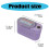 Portable Countertop Ice Maker Semiconductor Miniature-Purple 3