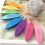 9 Pieces Plastic Tatting Shuttles Kits for Hand Making Craft Tool Accessory Set Random Colour 4