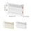 Multipurpose Clutters Solution with Spacious Cable-White 4