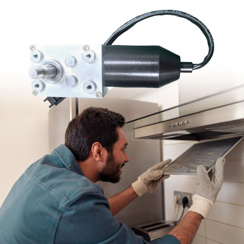 Energy Saving Extractor Hood Automatic Door Motor 12V 1
