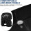 Padded protective shorts for skiing, EVA, adjustable, breathable, S black 3