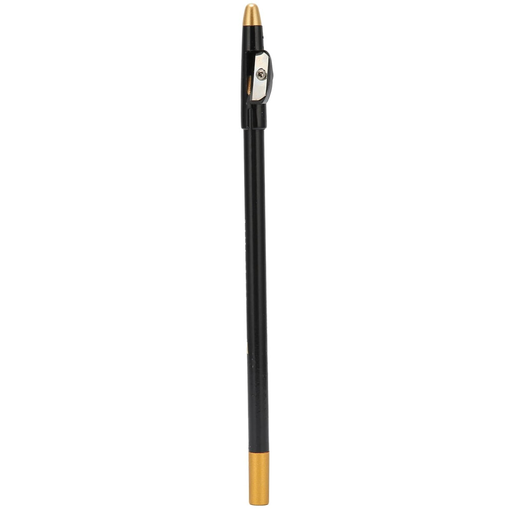 Black Barber Pencil With Sharpener, Beard Pencil Filler, Hairline Pencil, Liner, Shaping Tool For Men,