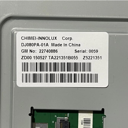 DJ080PA01A Original CD Display Screen Panel 1