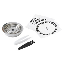 Filtre à café rechargeable en acier inoxydable pour-150ml