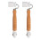 2pcs Roller Roller Construction Roller Tool Wallpaper Roller Wooden Handle 1