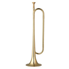 Brass C Bugle Call Trumpet Cavalry Horn with Mouthpiece Musical Instrument for Beginners School Band Military Orchestra Trumpets