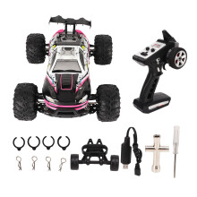 Caminhão de Trophy RC em escala 1:16, com motor brushless imparável, chassi durável e suspensão independente, eletrônica à prova d'água para