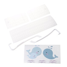 16.5x52cm Plastic Air Conditioning Baffle Wind Deflector-B