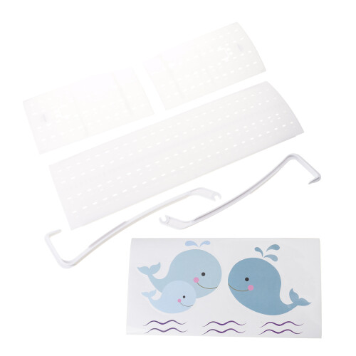 16.5x52cm Plastic Air Conditioning Baffle Wind Deflector-B
