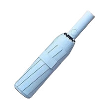 Auto Open/Close Umbrella with 60 Ribs for Comfortable-sky blue