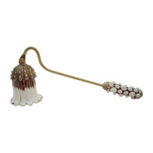 Candle Bell, Elegant Candle Snuffer Bell Accessories with Long Handle for Safely Extinguishing Candle Flame, Candle Stopper Wick Cover, StilC