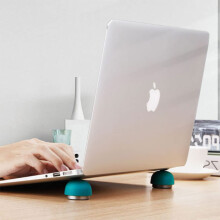 2 Pcs Laptop Cooling Pad Magnetic Heat Reduction Pad Laptop Cooling Stand Invisible Cooler Ball for Most Laptops(Green)