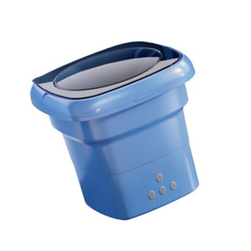 Mini Washing Machine Foldable 3 Wash Programs Low Energy-Blue
