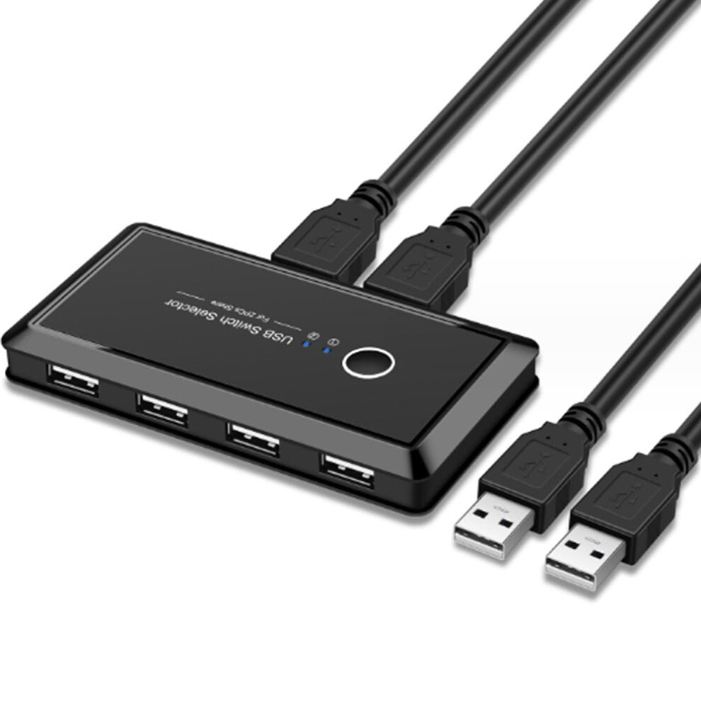 Usb 2.0 Switch Selector,Sharing Switch Box Switcher 4 Port Kvm Usb Peripheral Switcher Box Hub 9412369457363