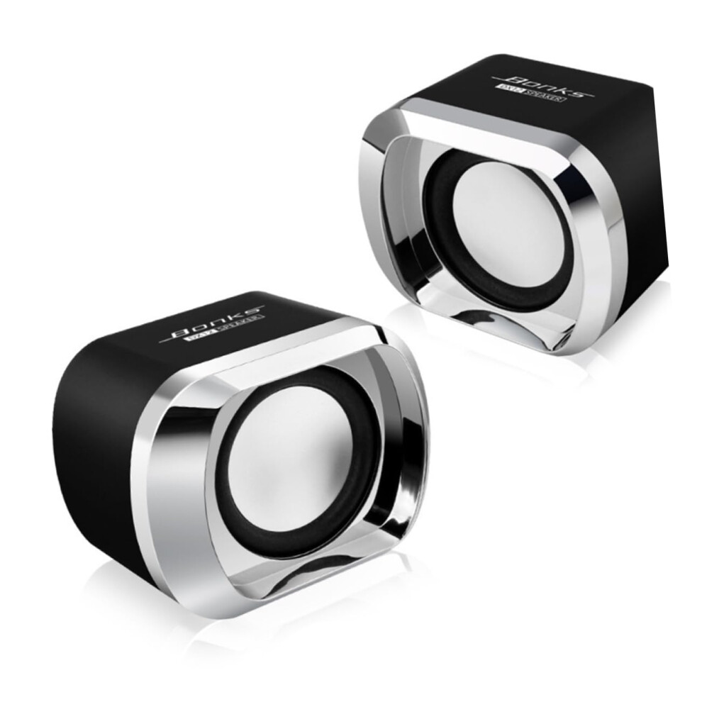 2Pcs Mini 2.0 Wired Laptop Speakers Computer Speakers For Desktop Pc Multimedia Pc Speaker 9189345703560