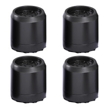 Pack Of 4 Anti Vibration and Heightening Pads for Washing-Black
