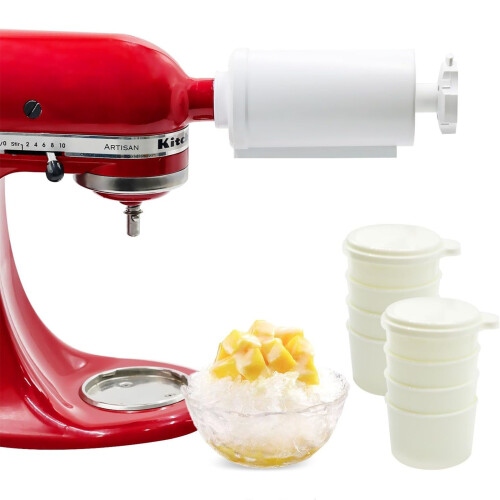 Ice Crusher Accessory for Kitchen Stand Mixer Ice Shaver 1
