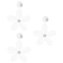 Verstelbare airconditioning winddeflector Kunststof textuur-Wit