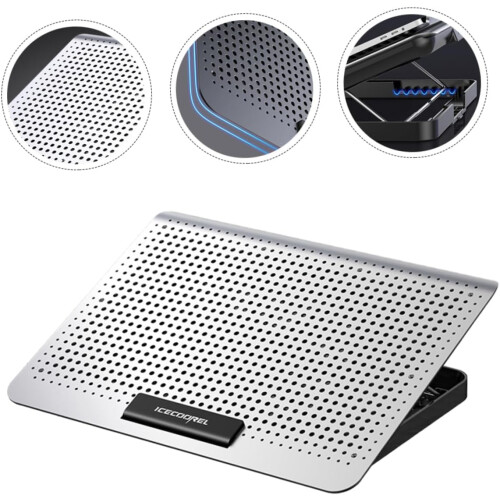1pc Laptop Cooling Rack Multi-Functional Cooling Pad Braces Notebook Semiconductor Cooler 2