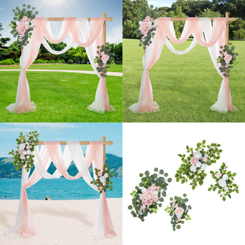 Artificial Florals Swag for Ceremony Backdrop Elegant-18175 2