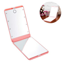 De ultieme beautypartner, extra ronde 10x vergrotende spiegel, draagbaar en slank, 2000mAh batterij voor eindeloos gebruik.