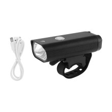 Frontscheinwerfer für Fahrräder mit rotem Seitenlicht, LED-USB-wiederaufladbare Lampe mit superheller 5-W-XPG-Leistung, IPX6 wasserdicht für den
